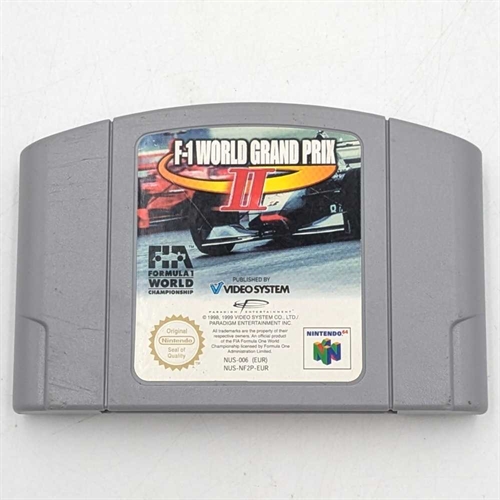 F-1 World Grand Prix II - Cartridge - Nintendo 64 Spil - (EUR) (B Grade) (Genbrug)
